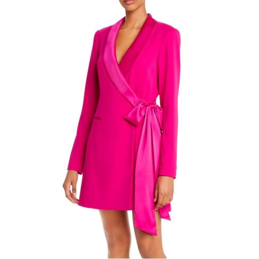 JAY GODFREY Hot Pink Blazer Dress
